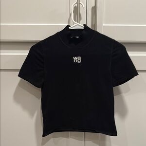 Alexander Wang Black Logo Tee